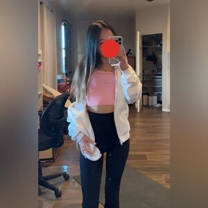 ANWND Light Pink Cropped Tank Top